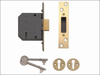 PM552 5 Lever Mortice Deadlock 80mm 3in Polished Brass PM552 5 Lever Mortice Deadlock 80mm 3in Polished Brass