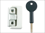 8K101 Window Latch White Finish Visi 8K101 Window Latch White Finish Visi