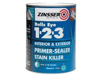 Bulls Eye 1-2-3 Primer & Seal er Paint 1 litre