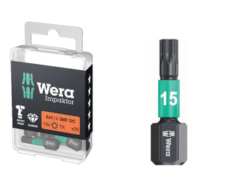 867/1IMP DC TX15/25 Impaktor Bits (Pack 10) 867/1IMP DC TX15/25 Impaktor Bits (Pack 10)