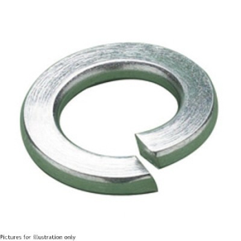 WASHER SINGLE COIL RECT STL ZINC 5/8