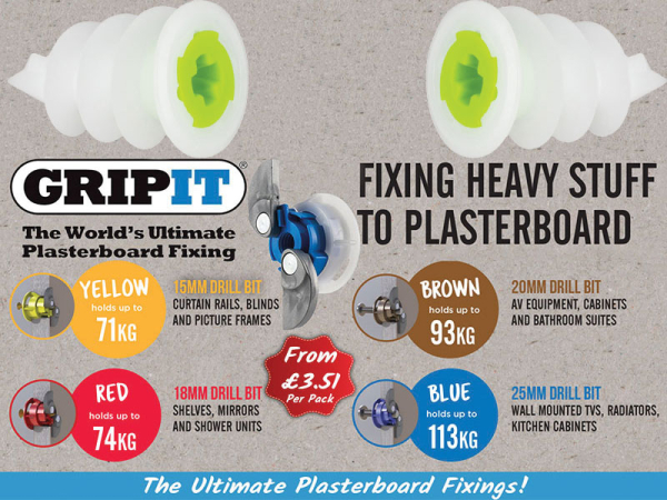 GRIPIT Plasterboard Fixings