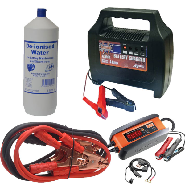 Battery Chargers & Jump Leads